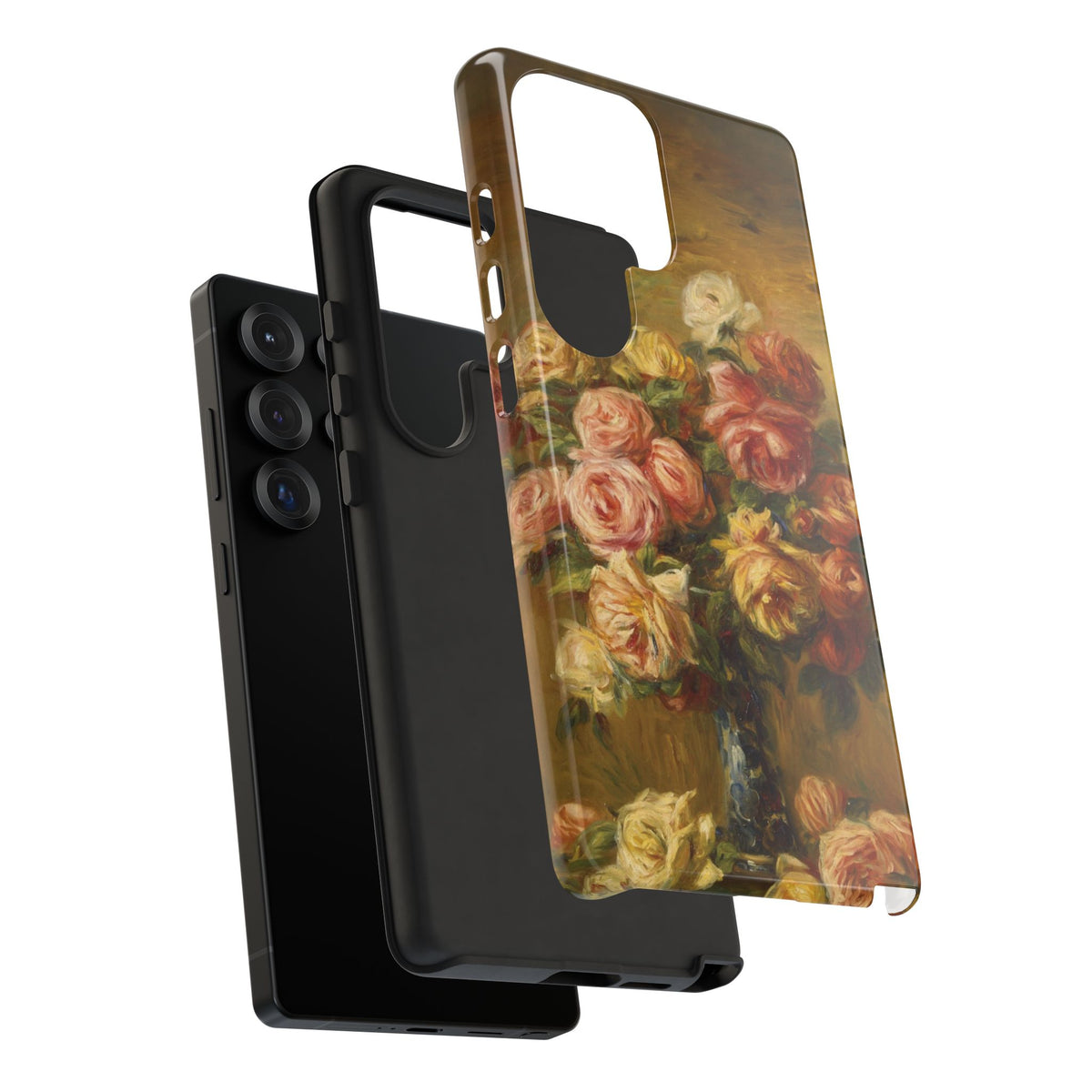 Roses in a Vase by Pierre Auguste Renoir - Samsung Tough Case