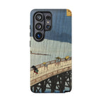 Sudden Shower over Shin Ohashi Bridge and Atake by Utagawa Hiroshige - Samsung Tough Case