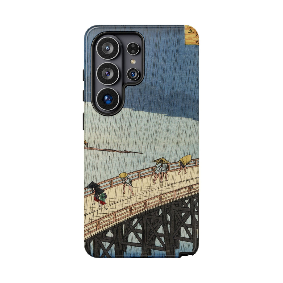 Sudden Shower over Shin Ohashi Bridge and Atake by Utagawa Hiroshige - Samsung Tough Case