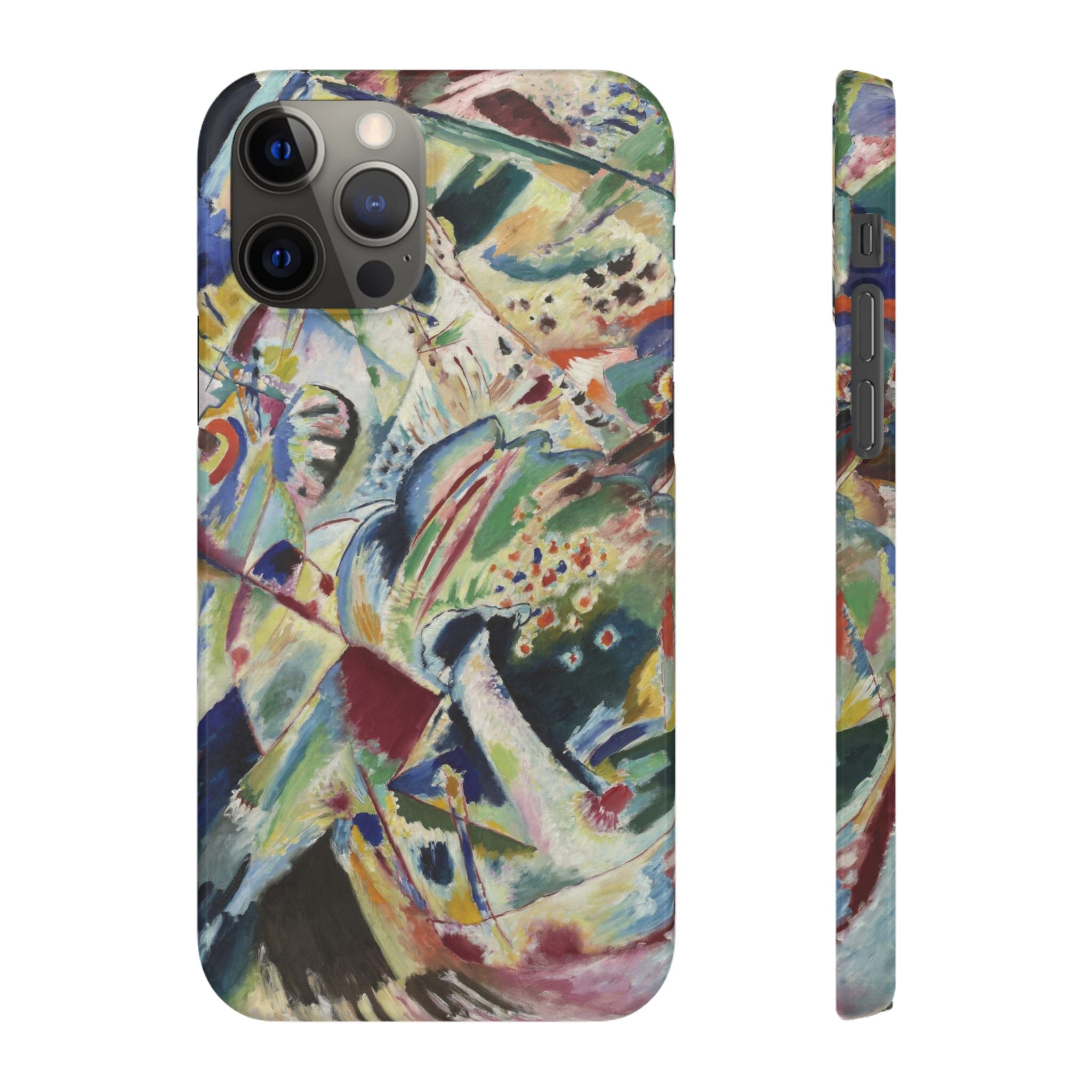 Panel for Edwin R. Campbell No. 4 by Vasily Kandinsky - iPhone Slim Case
