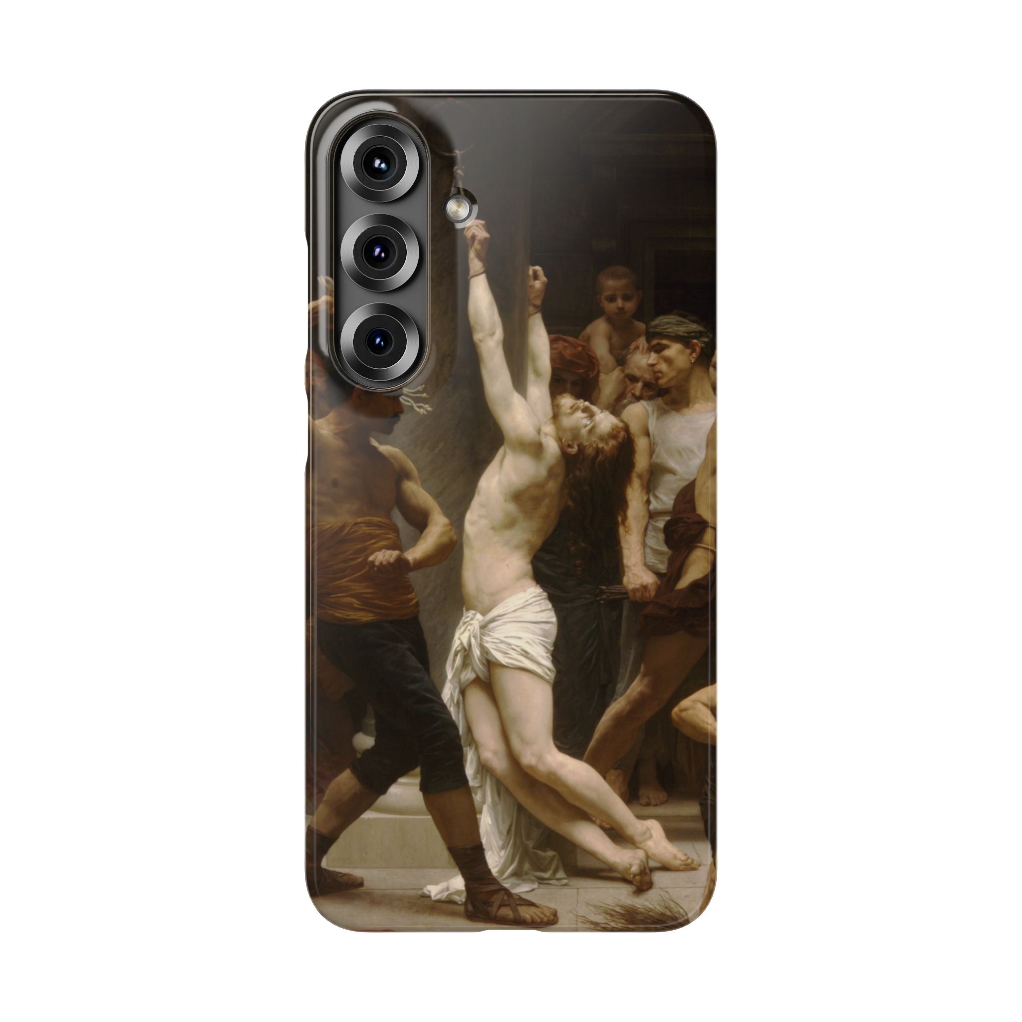 The Flagellation of Our Lord Jesus Christ by William-Adolphe Bouguereau - Samsung Slim Case