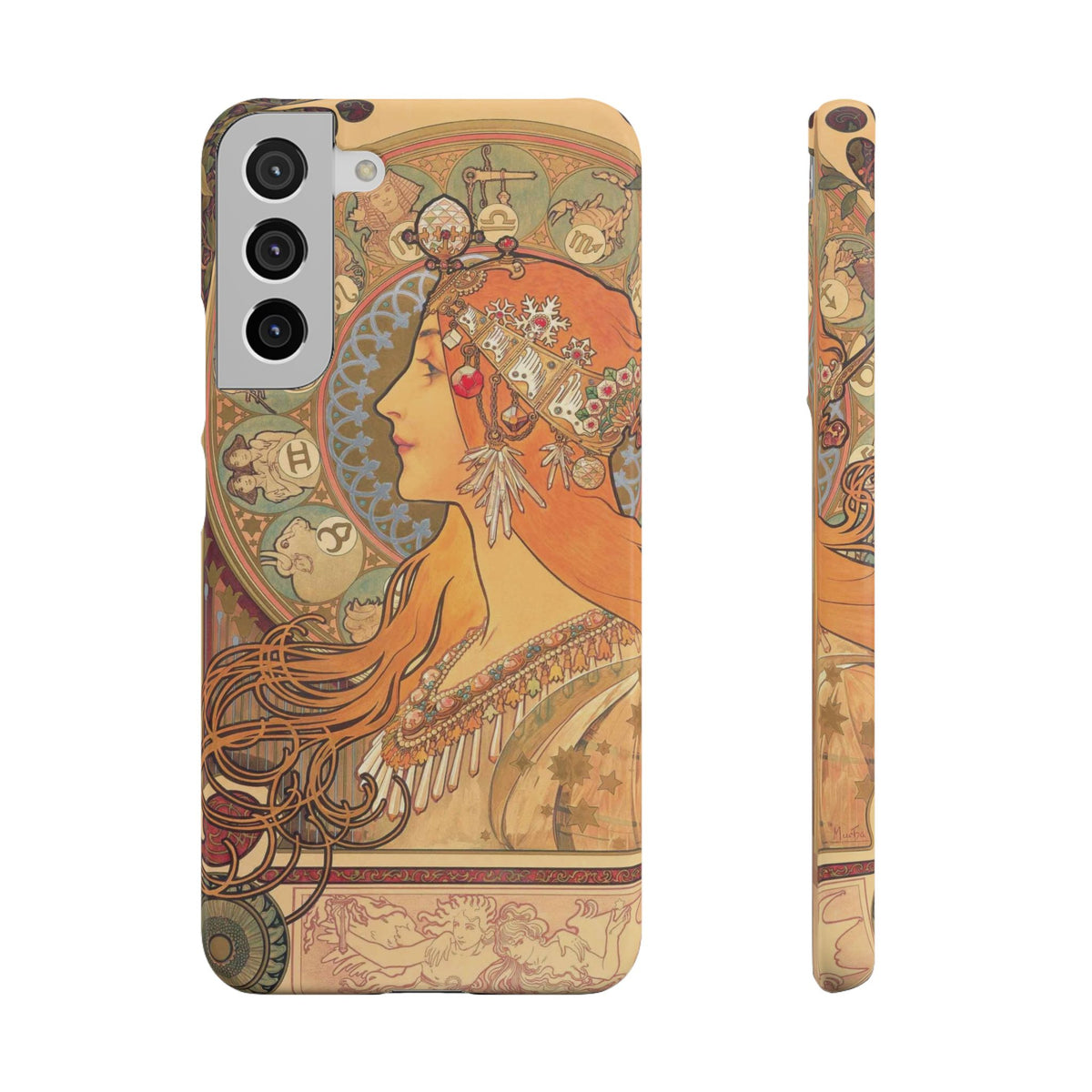 Zodiac by Alphonse Mucha - Samsung Slim Case