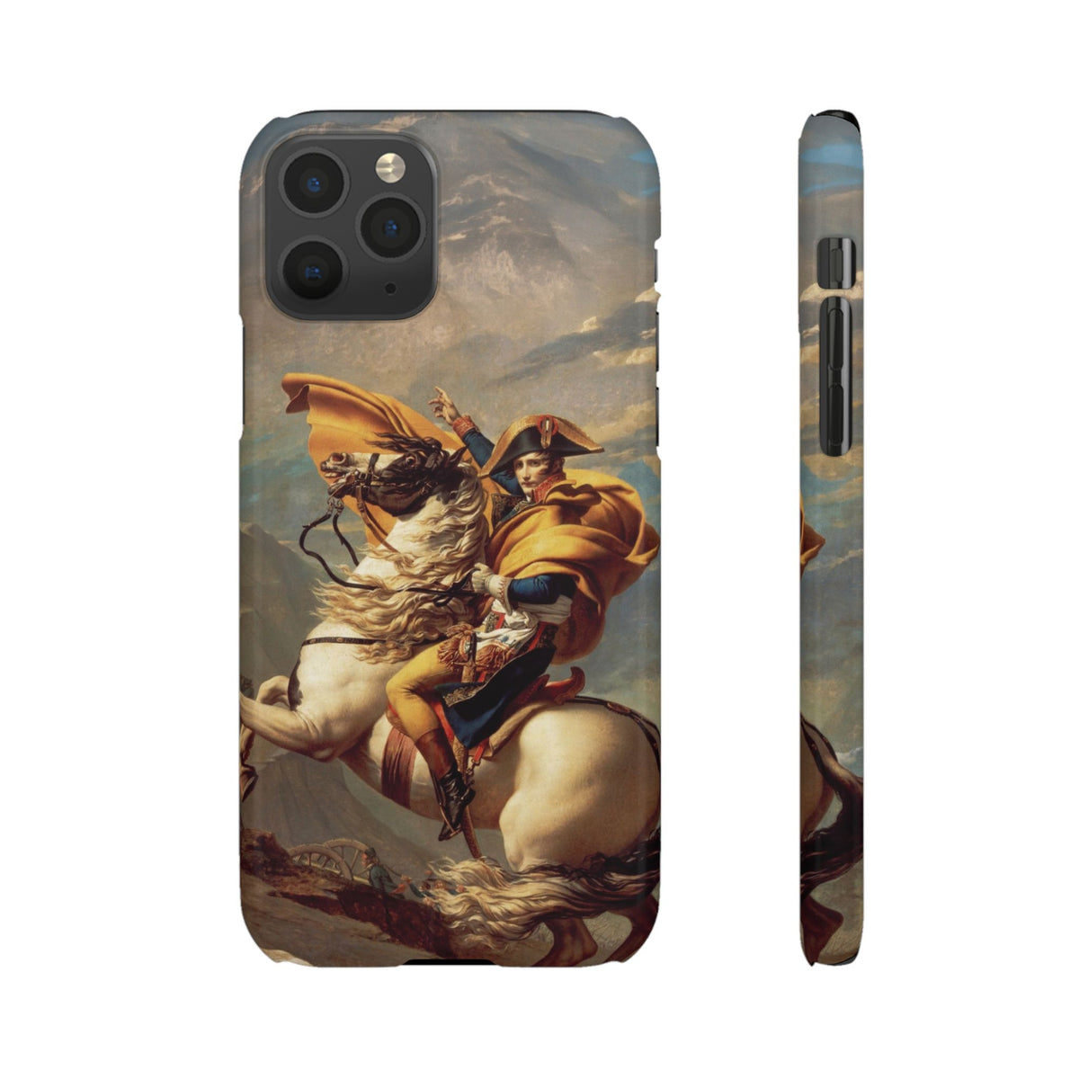Napoleon at the Saint-Bernard Pass by Jacques-Louis David - iPhone Slim Case