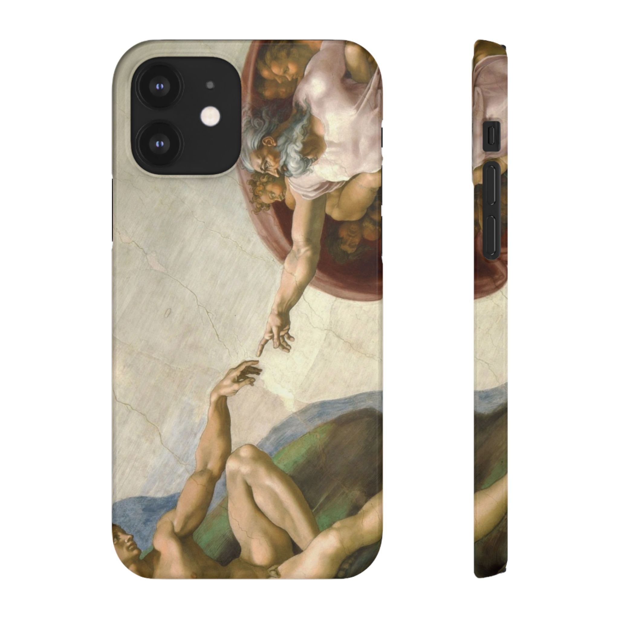 Creation of Adam by Michelangelo - iPhone Slim Case