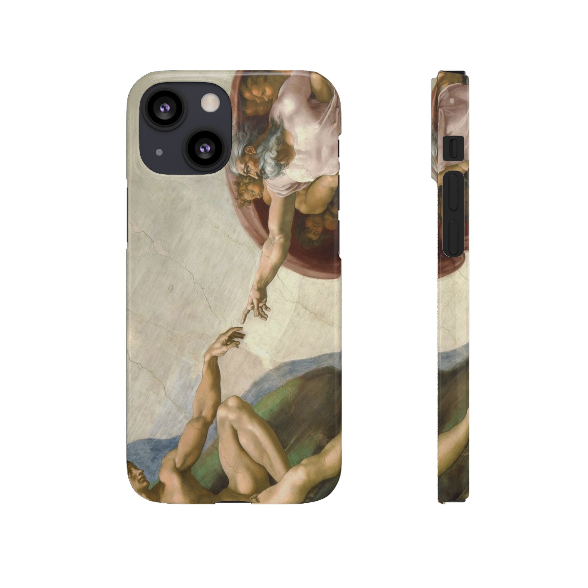 Creation of Adam by Michelangelo - iPhone Slim Case