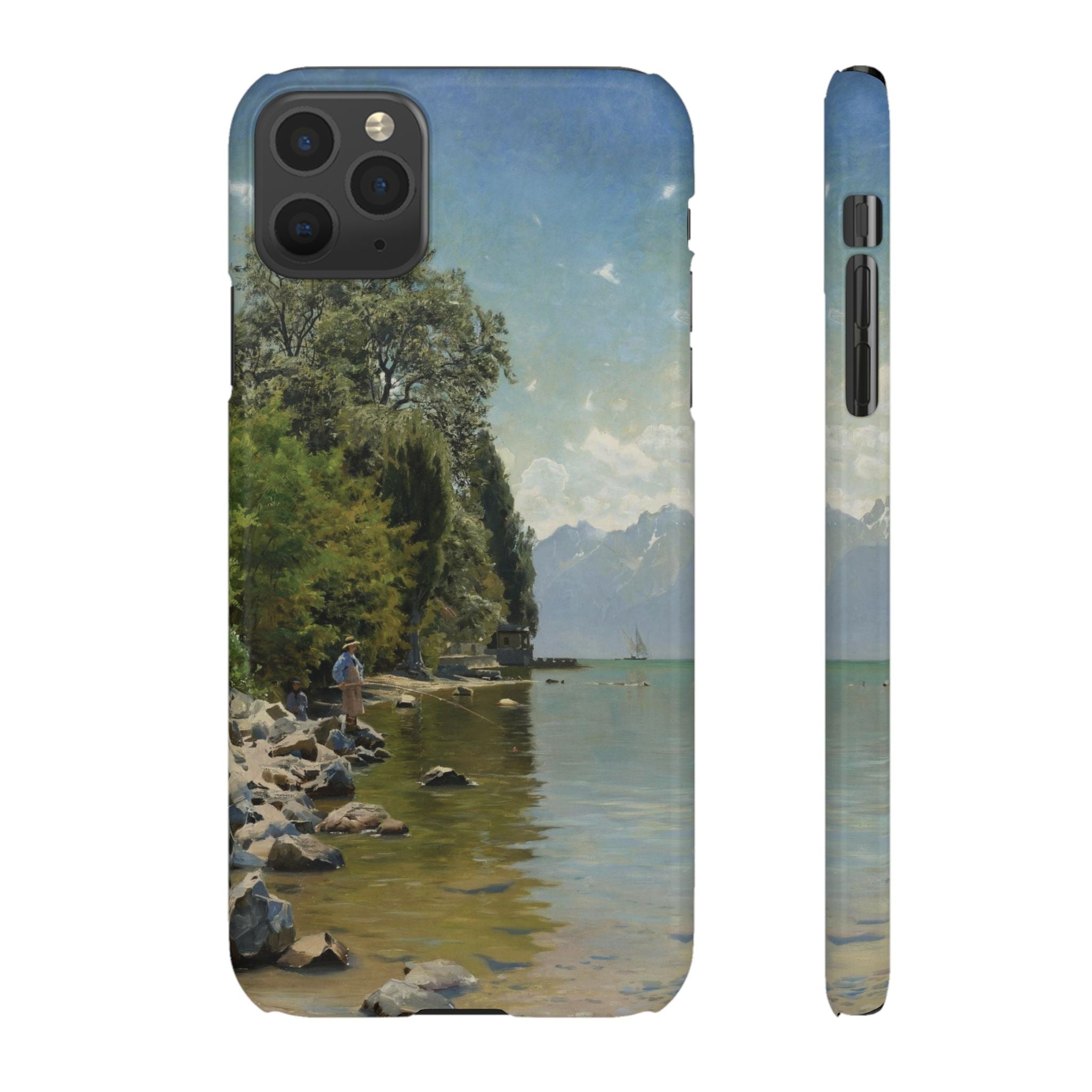 Lac Leman by Peder Mork Monsted - iPhone Slim Case