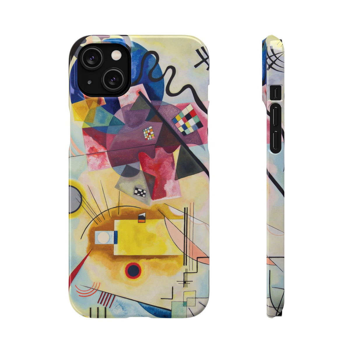 Yellow-Red-Blue by Vasily Kandinsky - iPhone Slim Case
