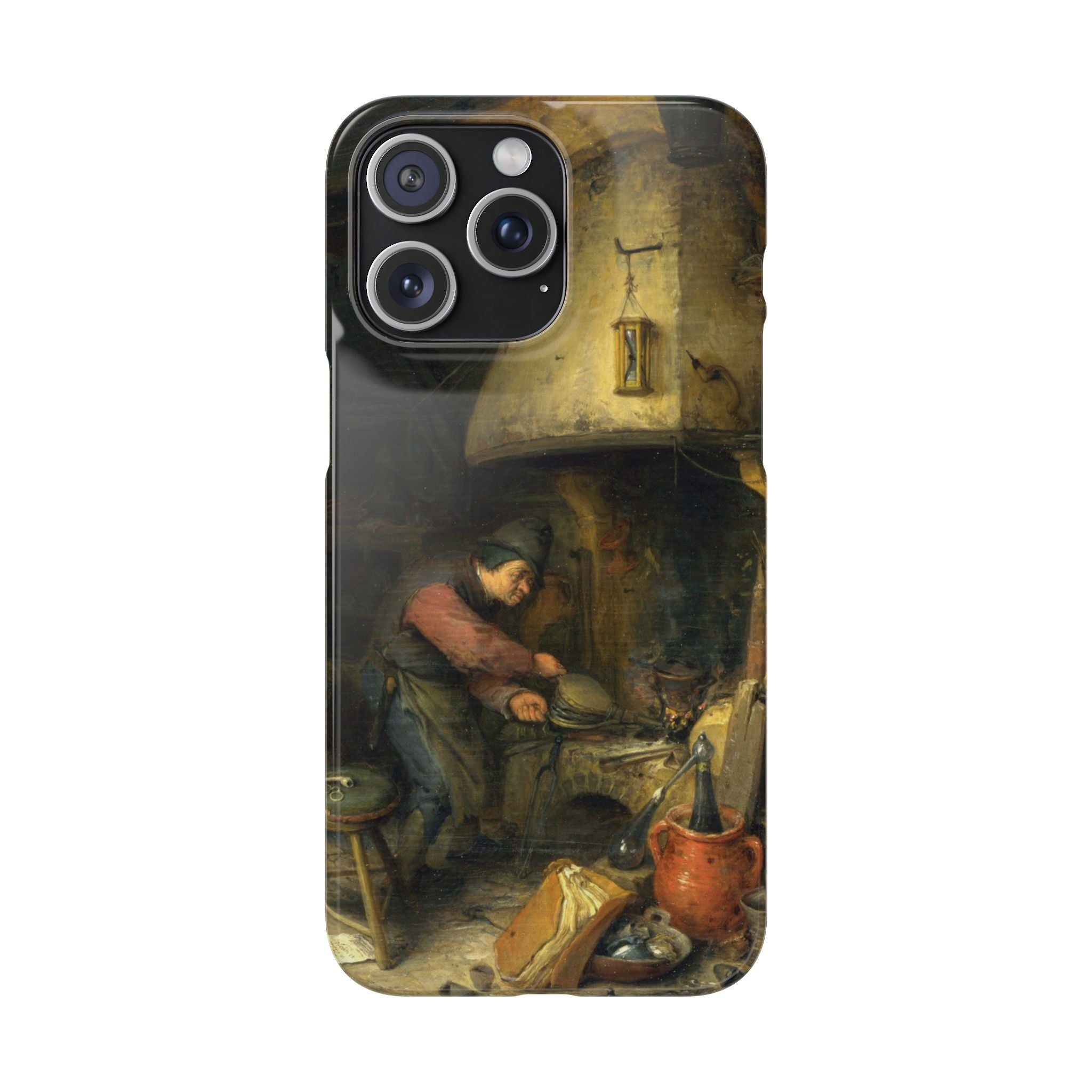 The Alchemist by Adriaen van Ostade - iPhone Slim Case