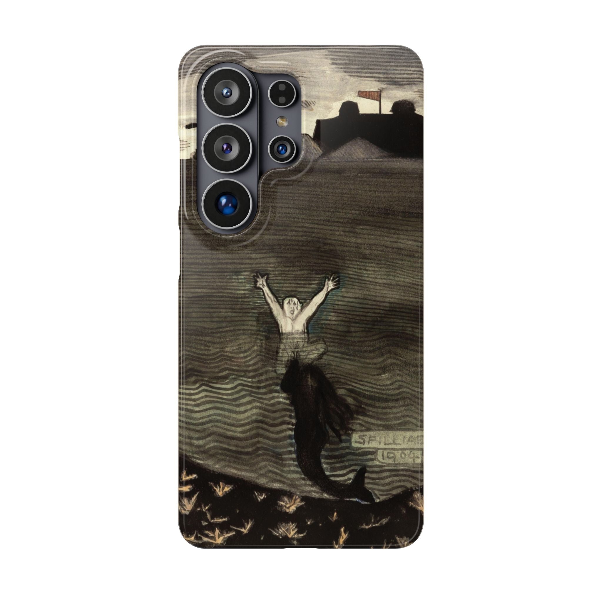 The Call of the Mermaid The Drowning by Leon Spilliaert - Samsung Slim Case