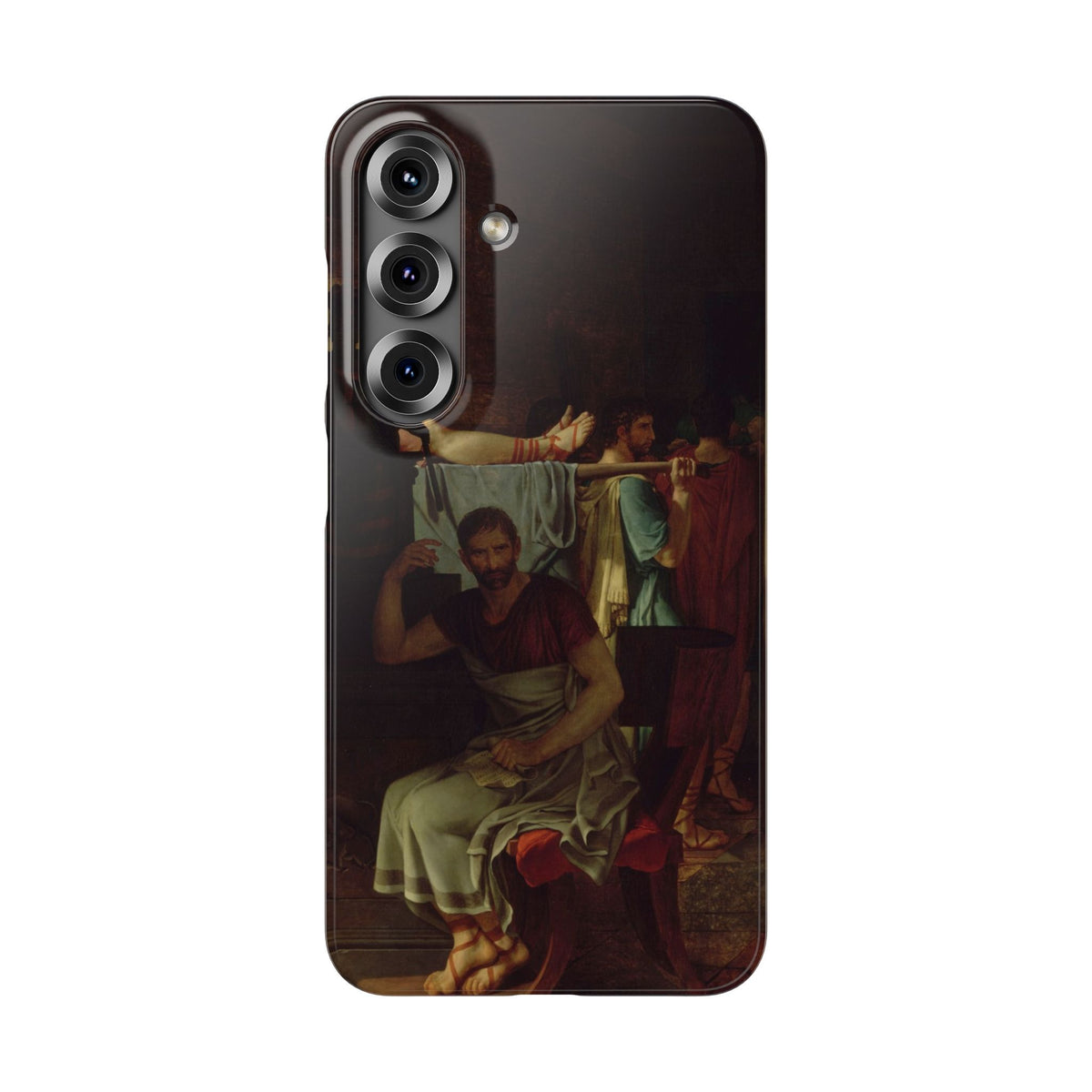 The Lictors Bring to Brutus the Bodies of His Sons I by Jacques-Louis David - Samsung Slim Case