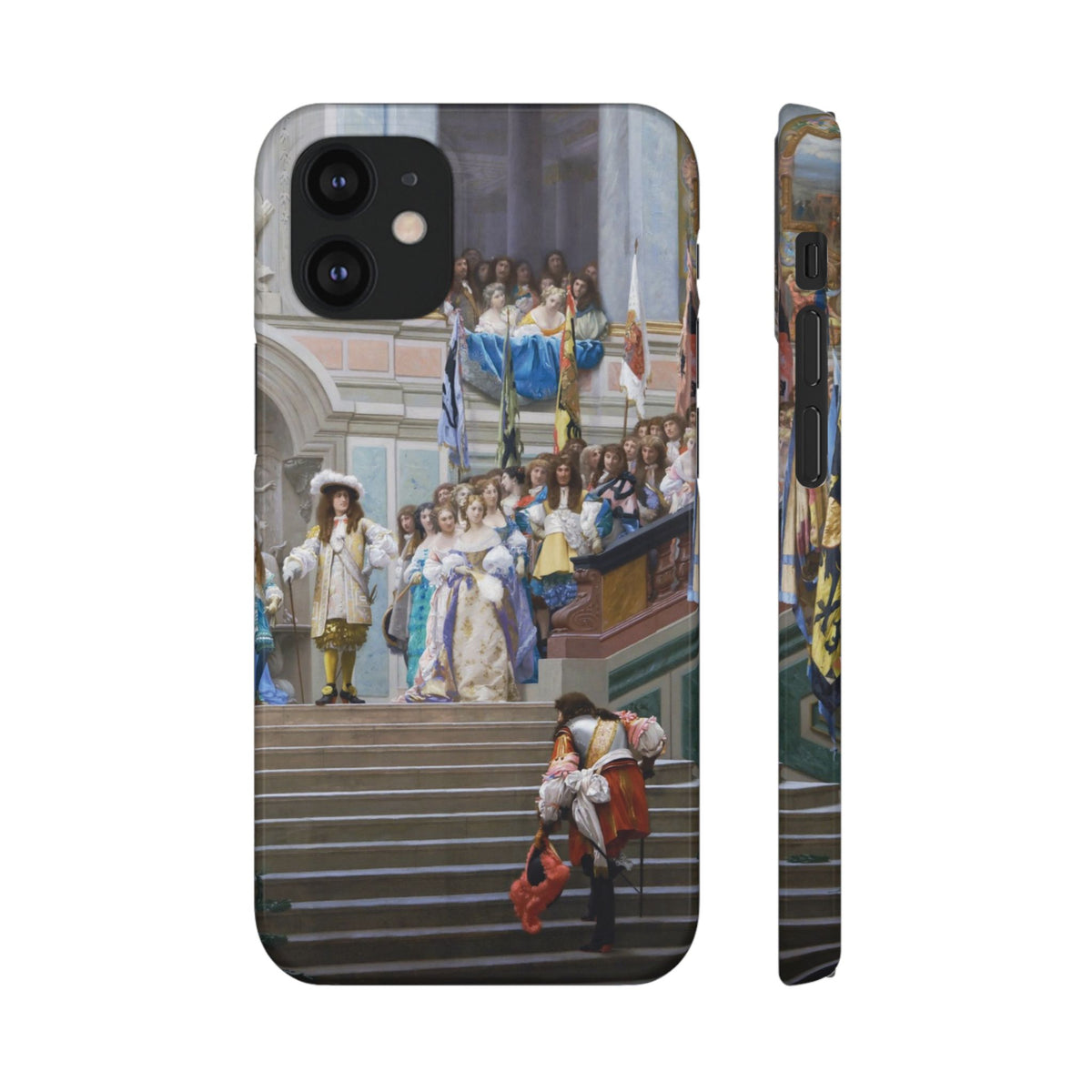 Reception du Grand Conde par Louis XIV by Jean-Leon Gerome - iPhone Slim Case