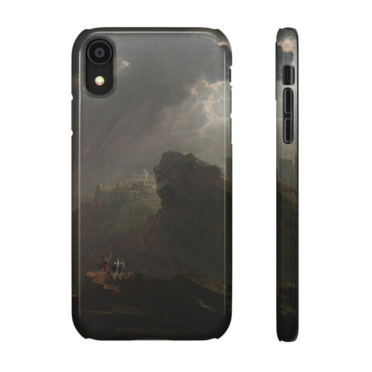 Joshua Commanding the Sun to Stand Still by John Martin - iPhone Slim Case