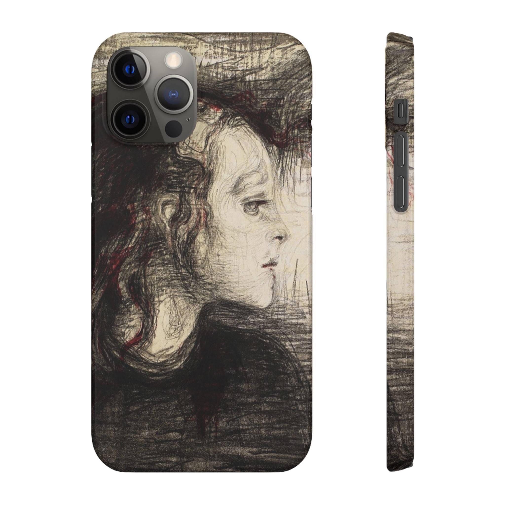 The Sick Child by Edvard Munch - iPhone Slim Case