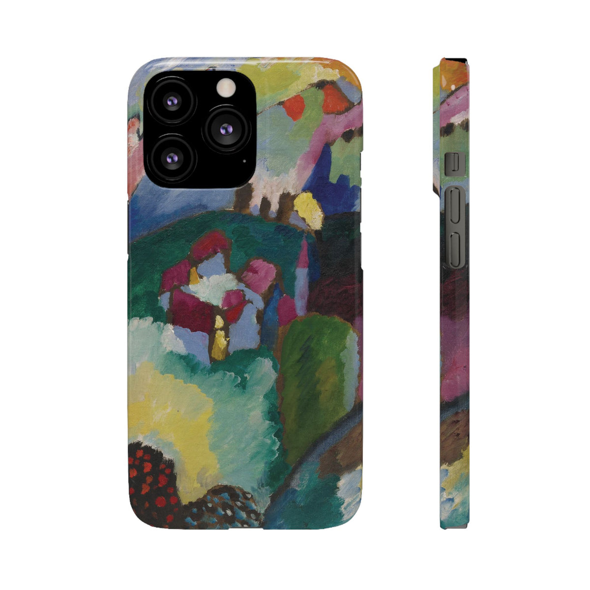 Landscape with Factory Chimney by Vasily Kandinsky - iPhone Slim Case