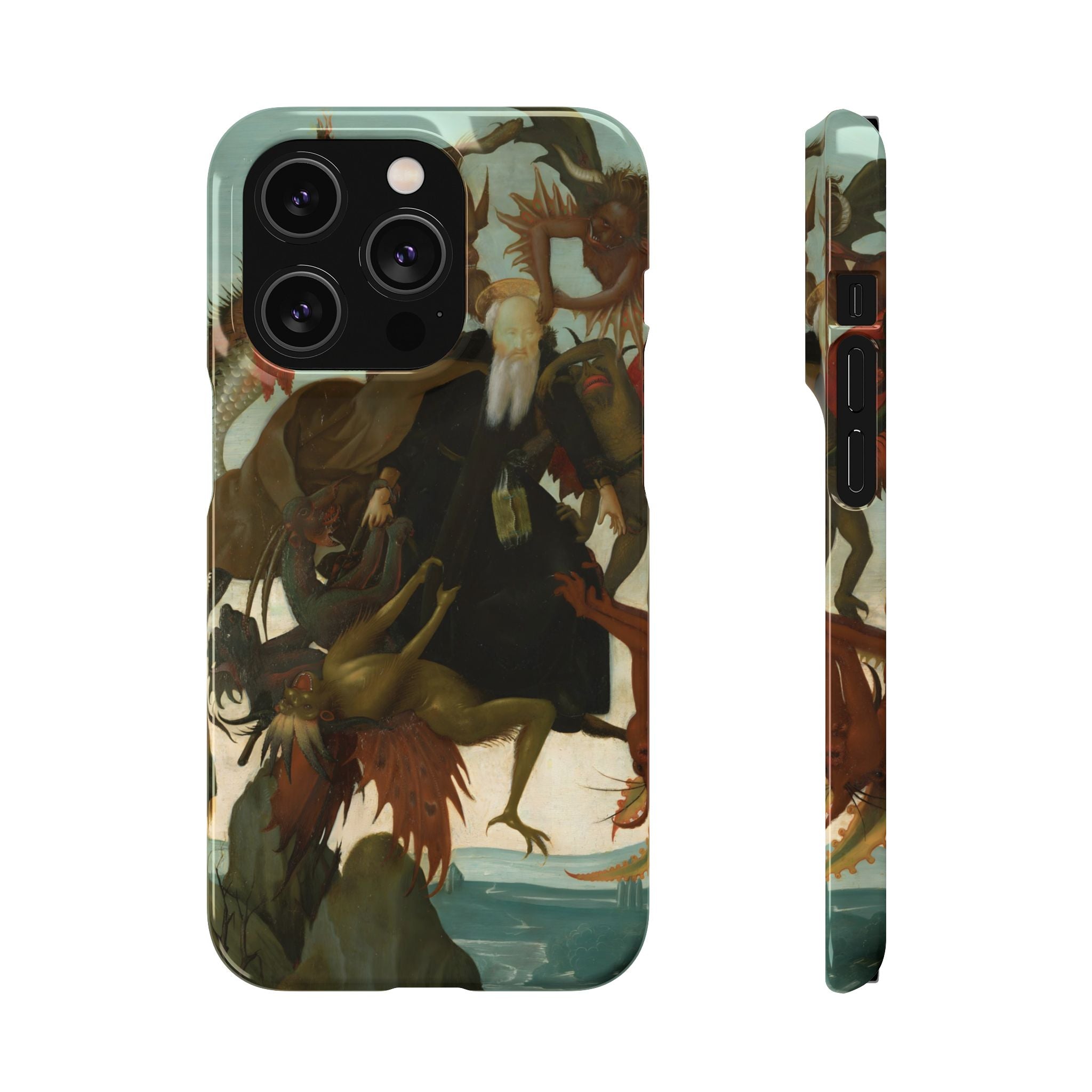 The Torment of Saint Anthony by Michelangelo - iPhone Slim Case