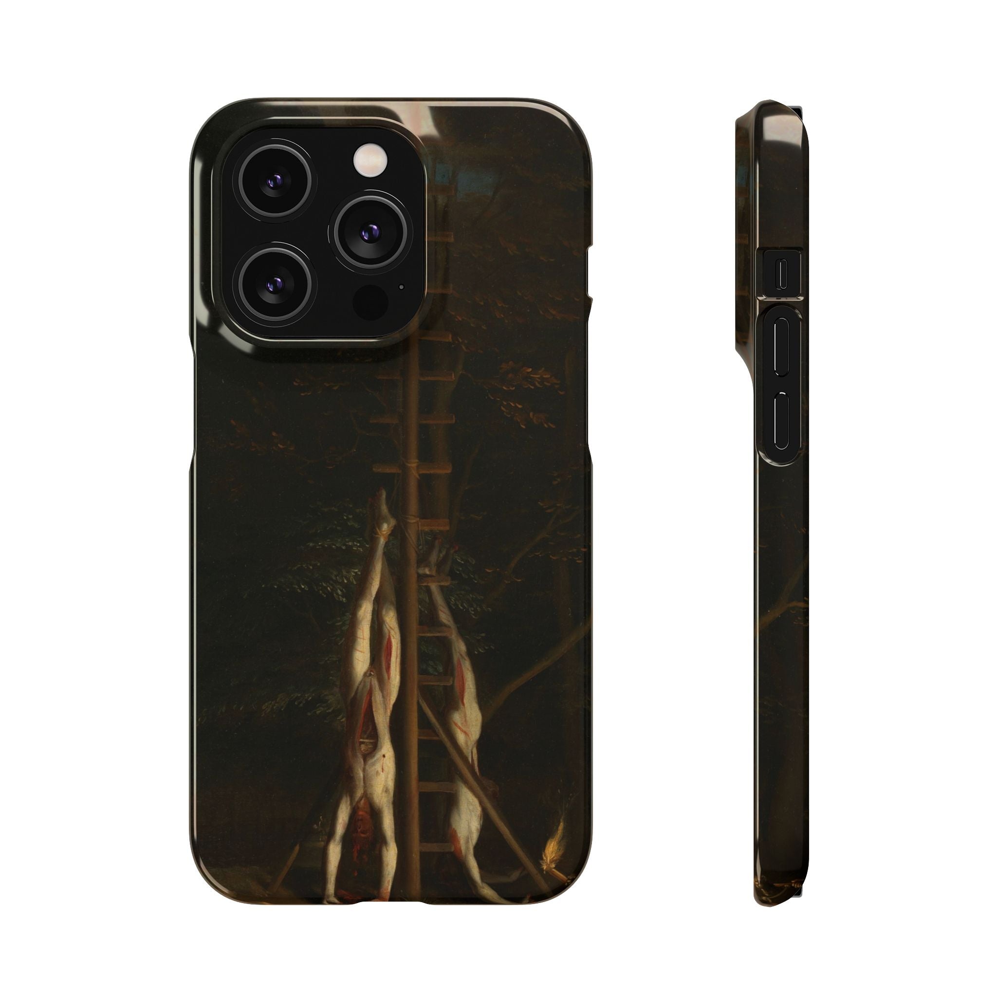 The Corpses of the De Witt Brothers by Jan de Baen - iPhone Slim Case