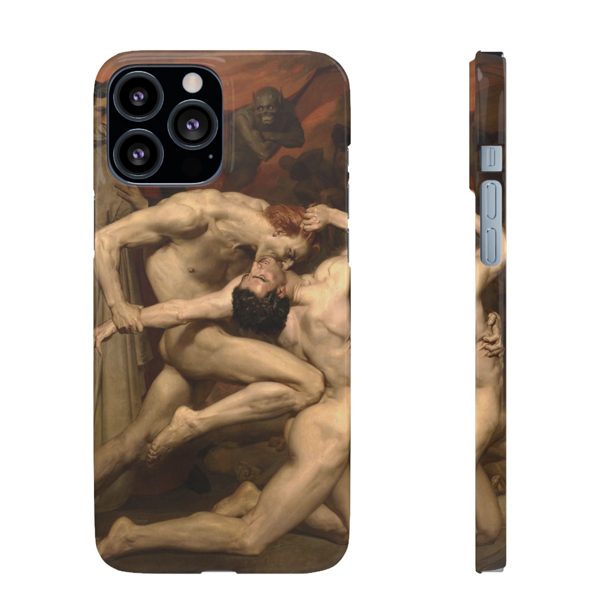 Dante and Virgile by William Bouguereau - iPhone Slim Case