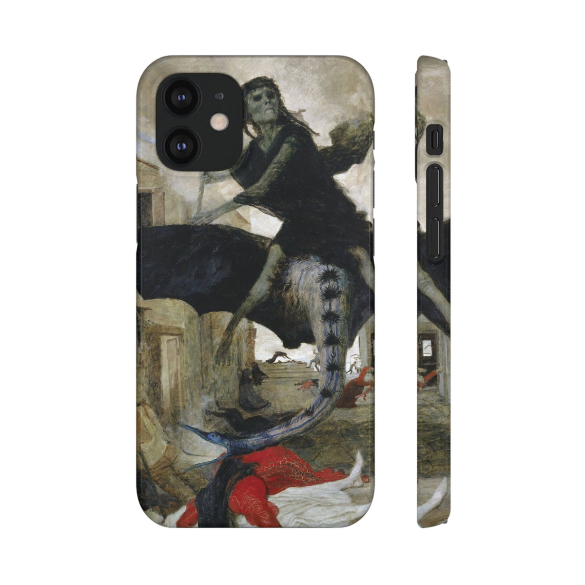 The Plague by Arnold Böcklin - iPhone Slim Case