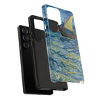 Fishing Boats at Sea by Vincent van Gogh - Samsung Tough Case