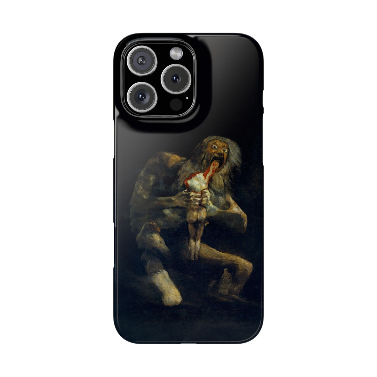 Saturn Devouring His Son by Goya - iPhone Slim Case