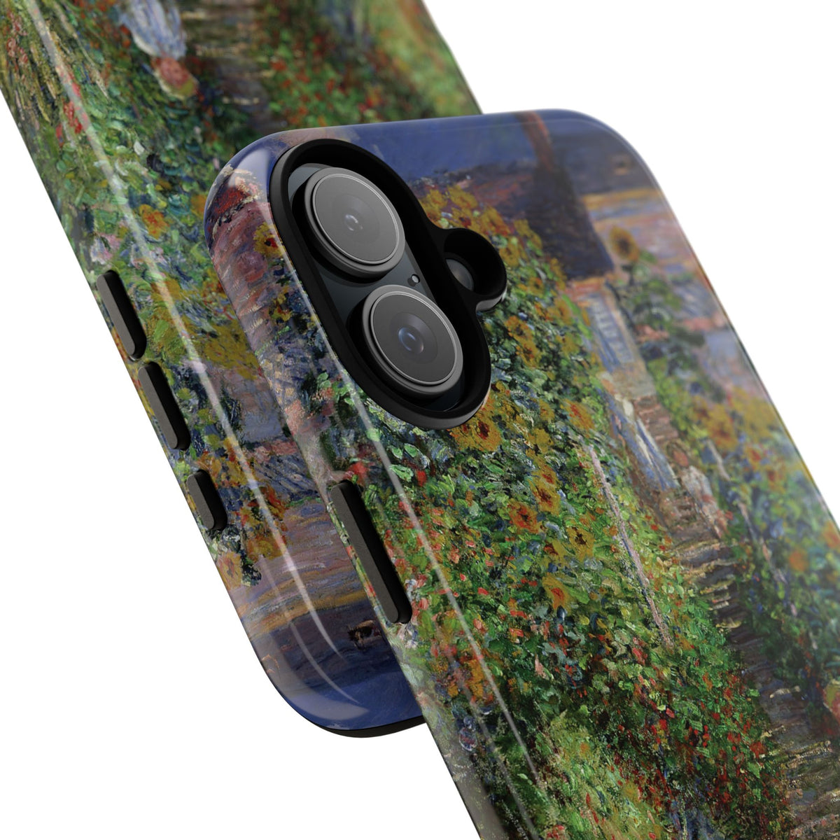 Monets Garden at Vetheuil by Claude Monet - iPhone Tough Case