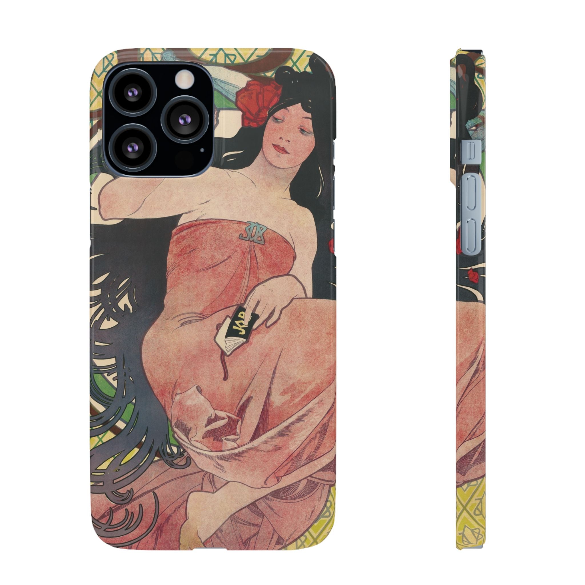 JOB by Alphonse Mucha - iPhone Slim Case