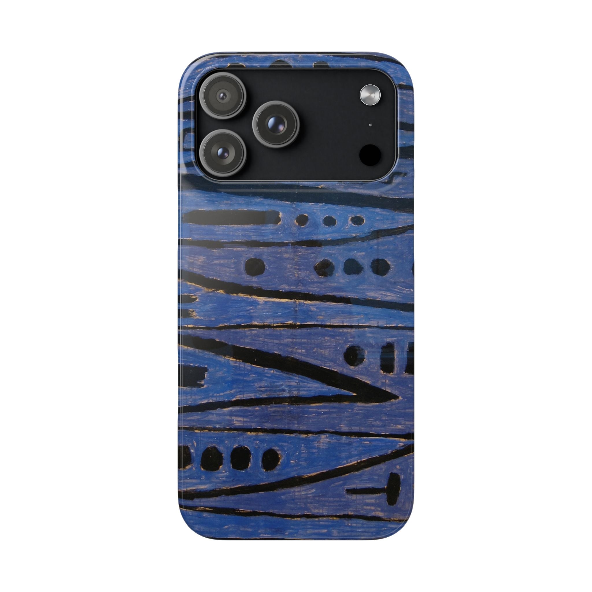 Heroic strokes of the bow by Paul Klee - iPhone Slim Case