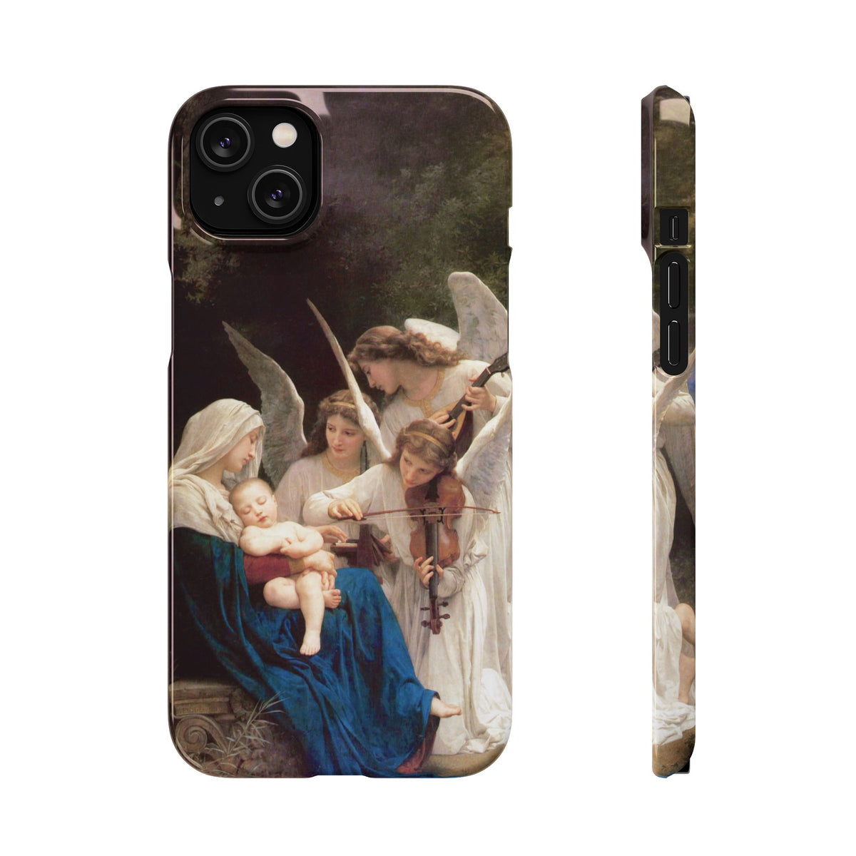 The Virgin of the angels by William-Adolphe Bouguereau - iPhone Slim Case