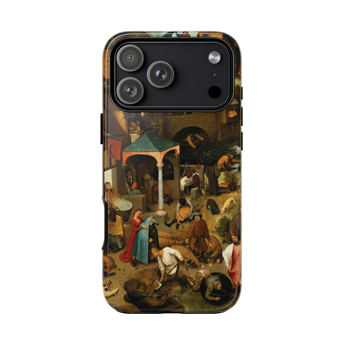 The Dutch Proverbs by Pieter Bruegel the Elder - iPhone Tough Case