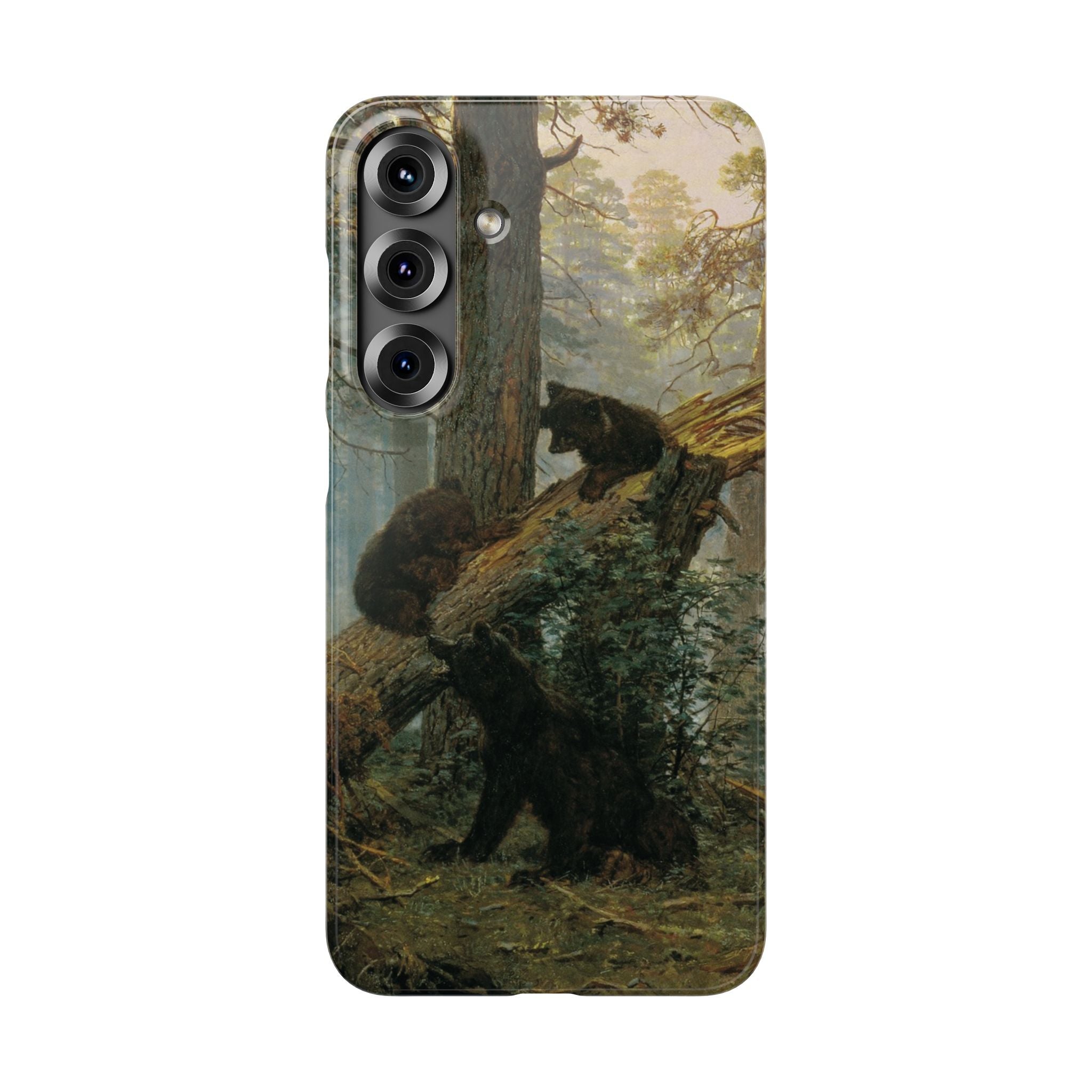 Morning in a Pine Forest by Ivan Ivanovich Shishkin - Samsung Slim Case