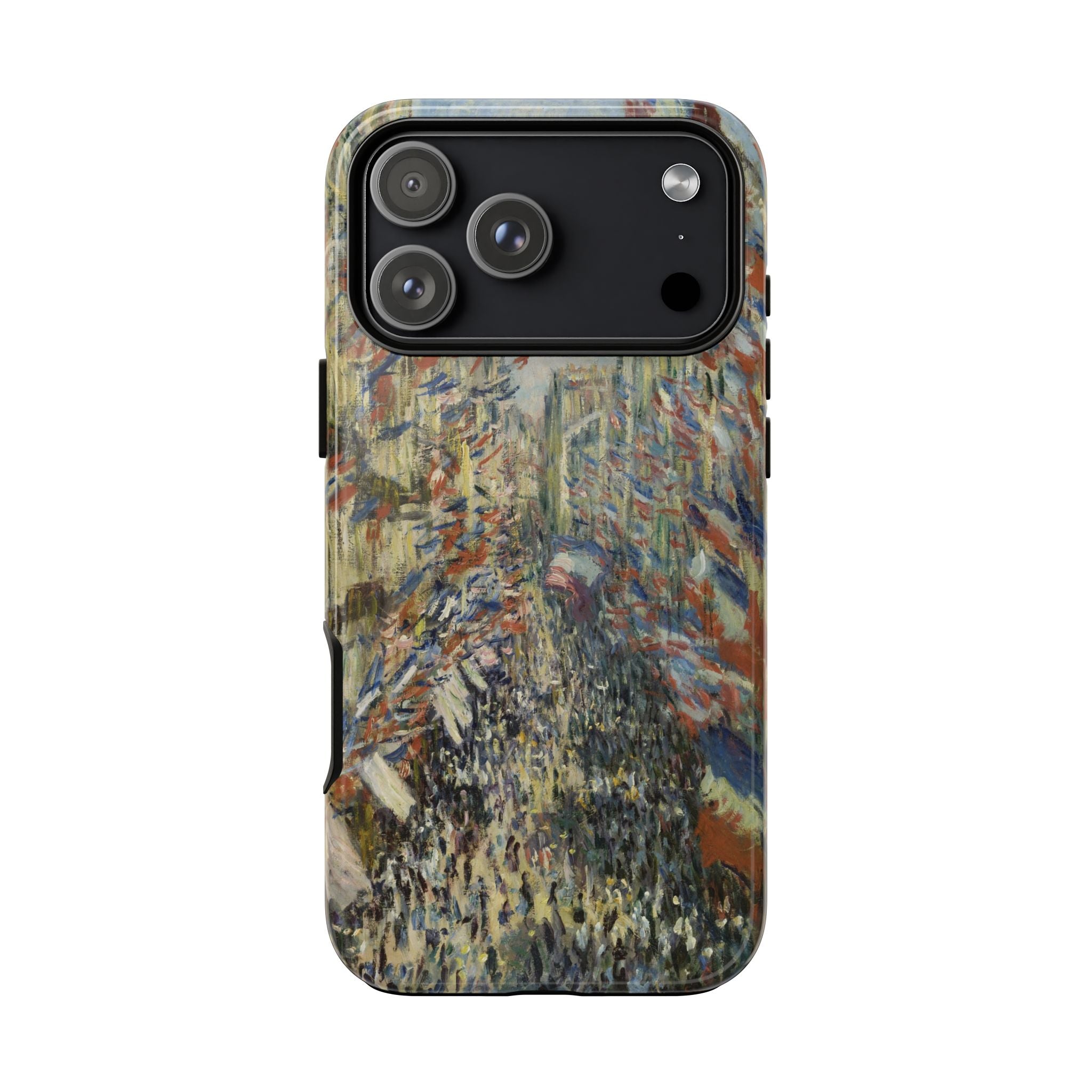 The Rue Montorgueil in Paris by Claude Monet - iPhone Tough Case