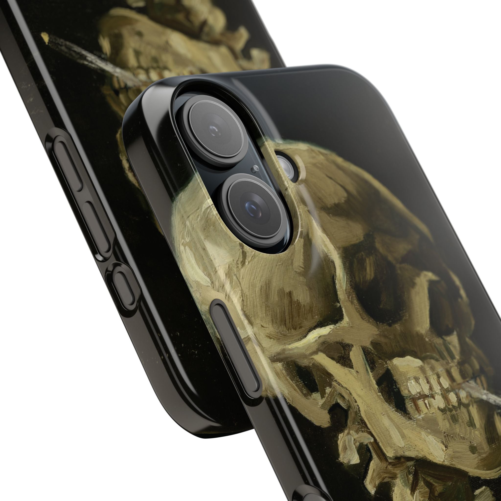 Head of a Skeleton with a Burning Cigarette by Vincent van Gogh - iPhone Slim Case