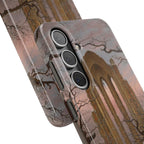Monastery Graveyard in the Snow by Caspar David Friedrich - Samsung Slim Case