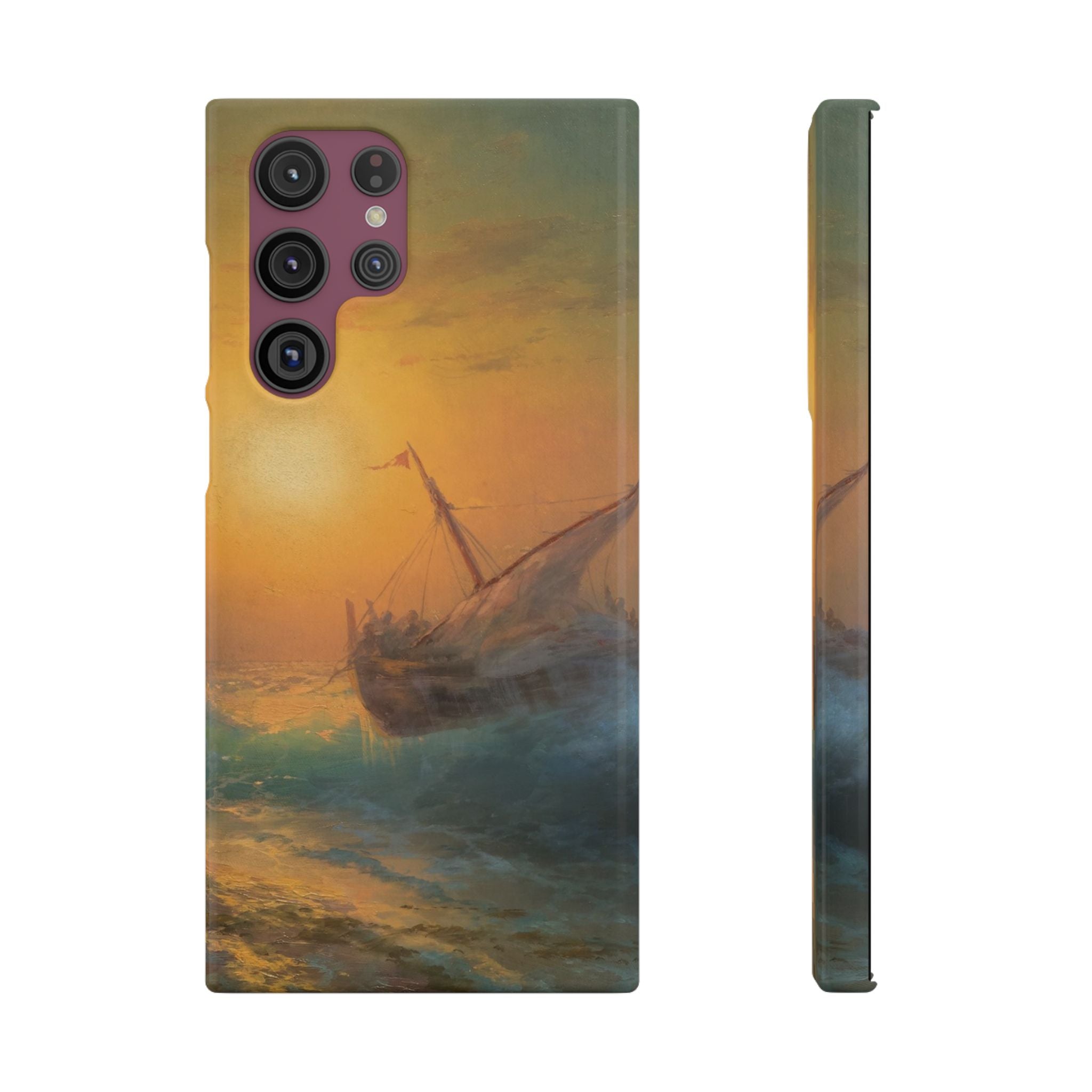 Stormy Sea at Sunset by Ivan Aivazovsky - Samsung Slim Case