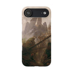 Rocky Landscape in the Elbe Sandstone Mountains by Caspar David Friedrich - iPhone Slim Case