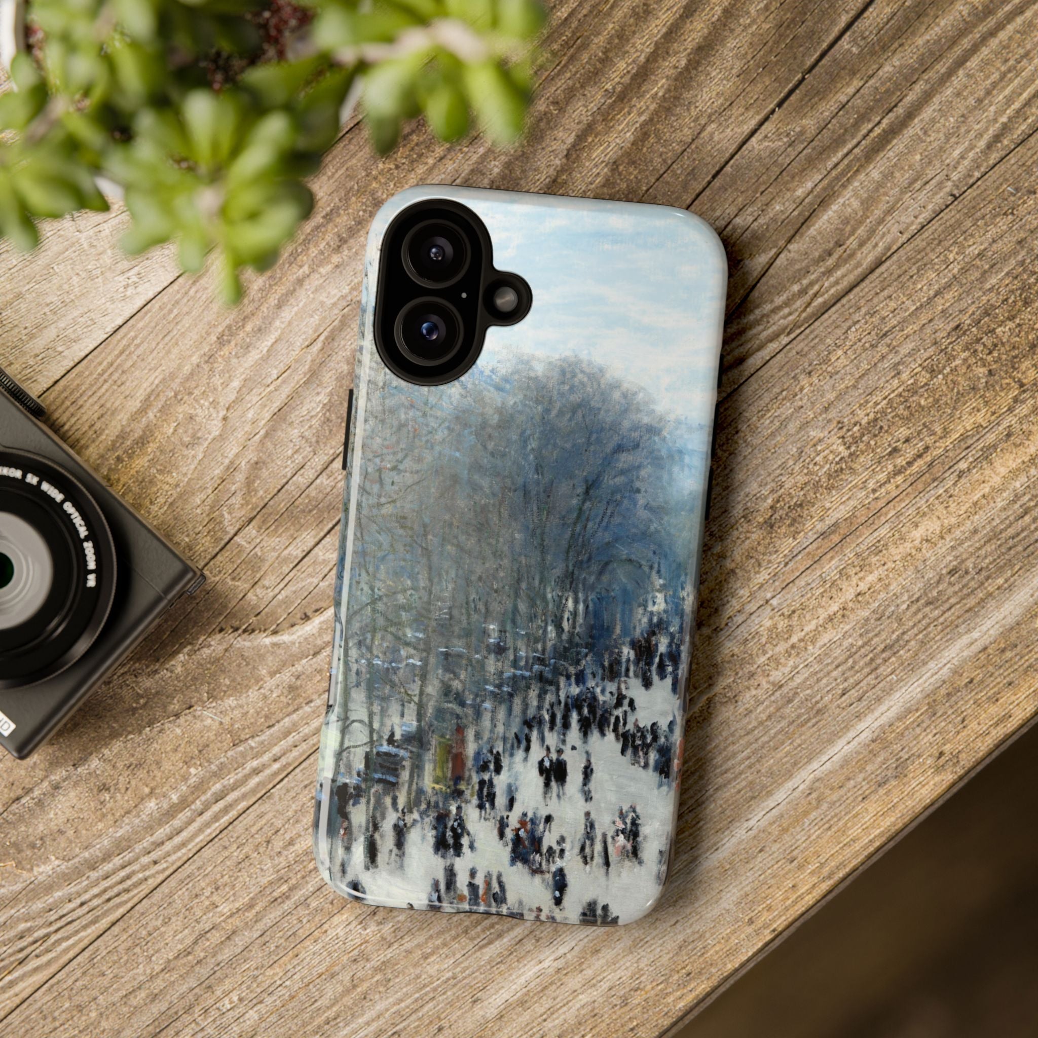 Boulevard des Capucines by Claude Monet - iPhone Tough Case