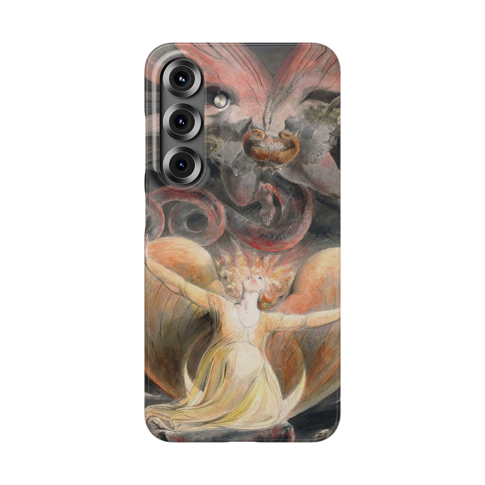 The Great Red Dragon and the Woman Clothed with the Sun by William Blake - Samsung Slim Case