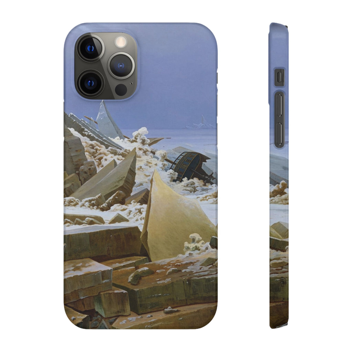 The Sea of Ice by Caspar David Friedrich - iPhone Slim Case