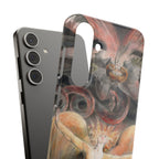 The Great Red Dragon and the Woman Clothed with the Sun by William Blake - Samsung Slim Case
