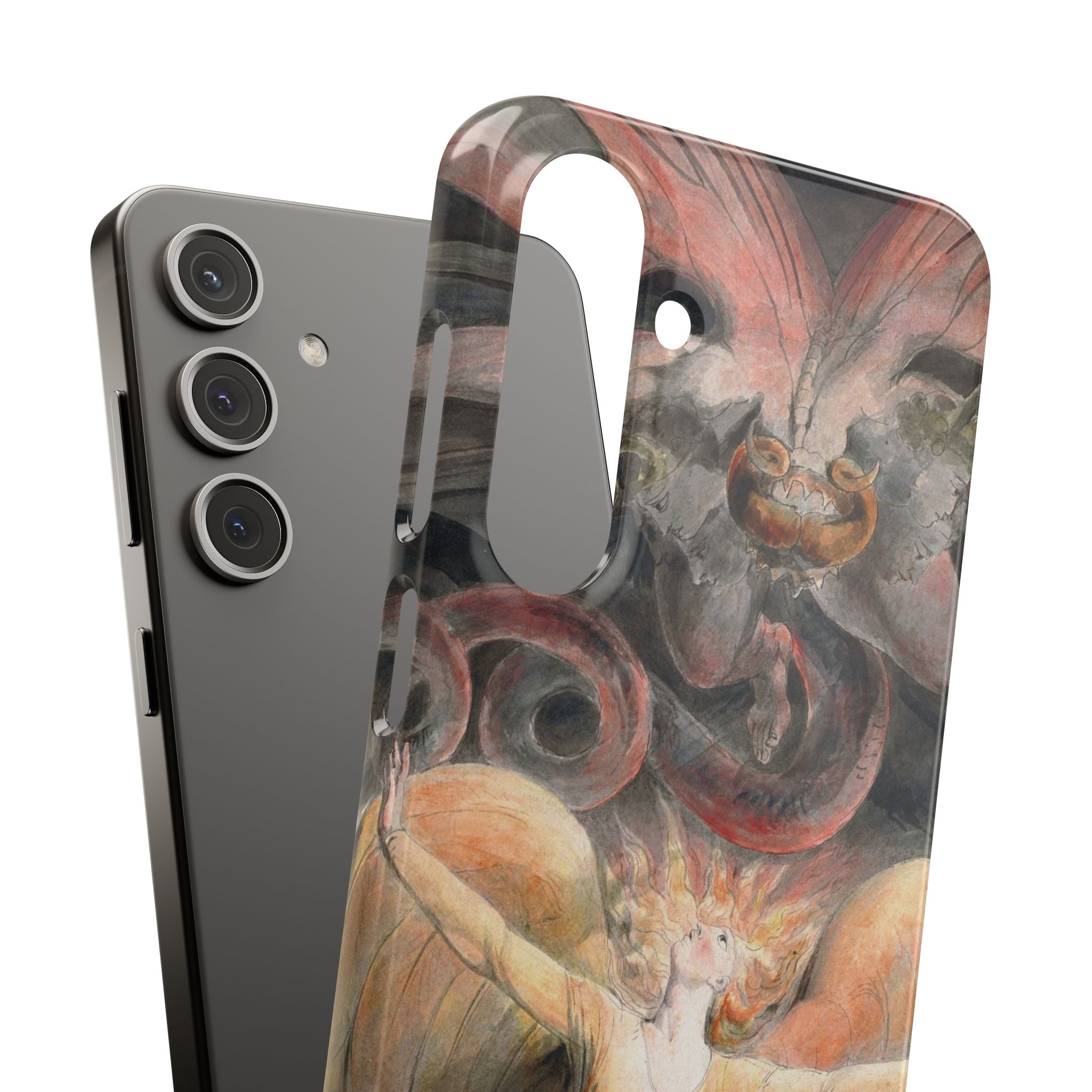 The Great Red Dragon and the Woman Clothed with the Sun by William Blake - Samsung Slim Case