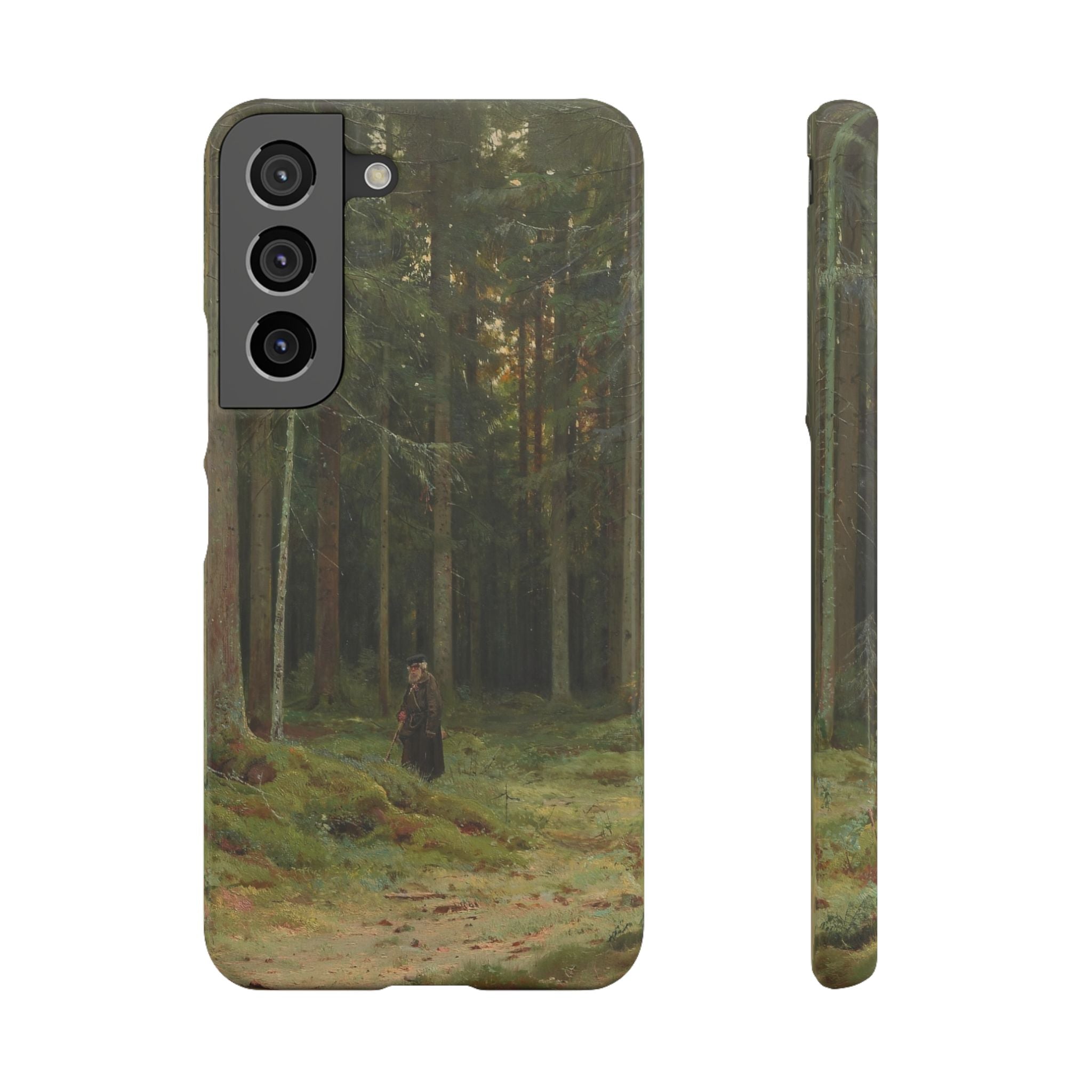 In the Forest of Countess Mordvinova Petergof by Ivan Ivanovich Shishkin - Samsung Slim Case