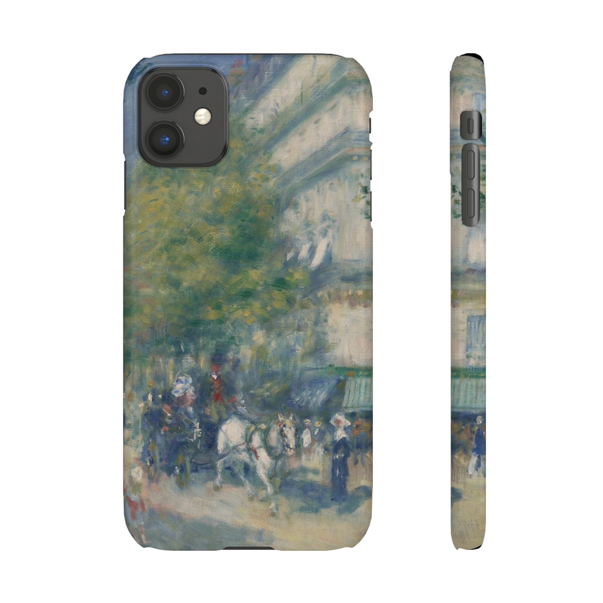 The Grands Boulevards by Pierre Auguste Renoir - iPhone Slim Case