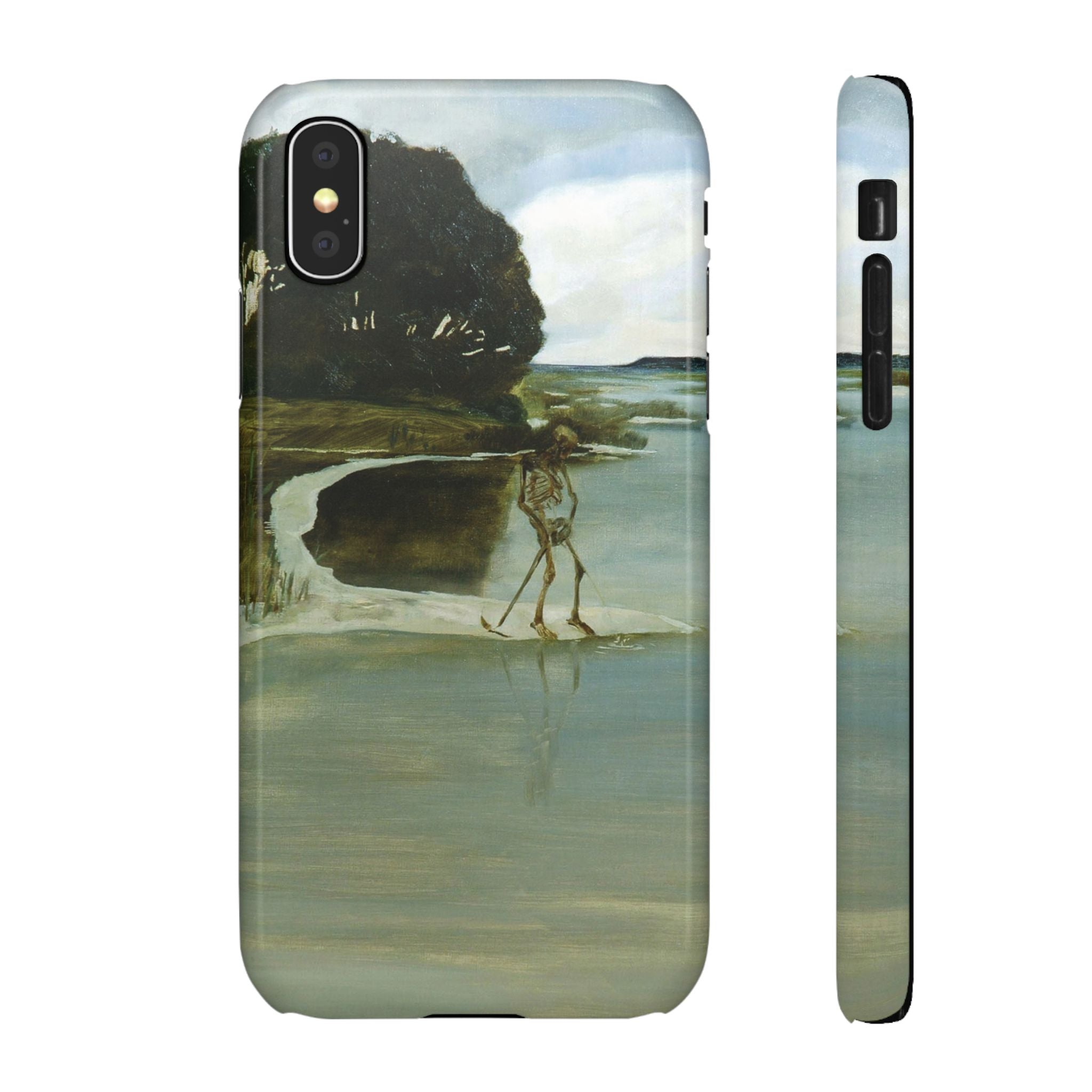 Death Peeing by Max Klinger - iPhone Slim Case