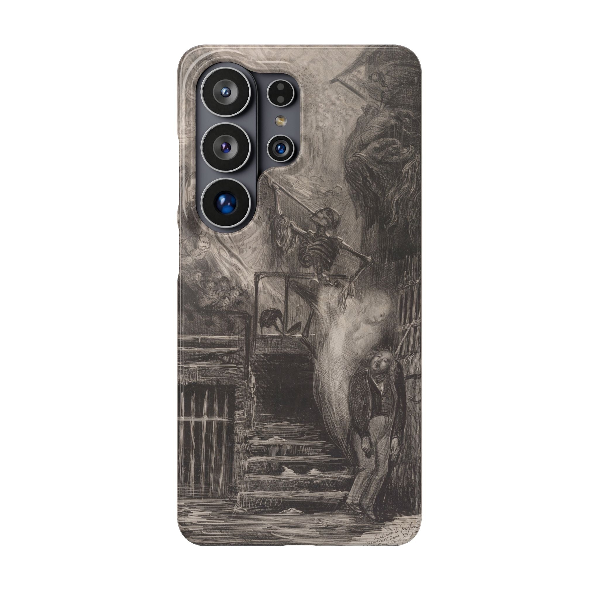 La Rue de la Vieille Lanterne (The Suicide of Gérard de Nerval) by Gustave Doré - Samsung Slim Case