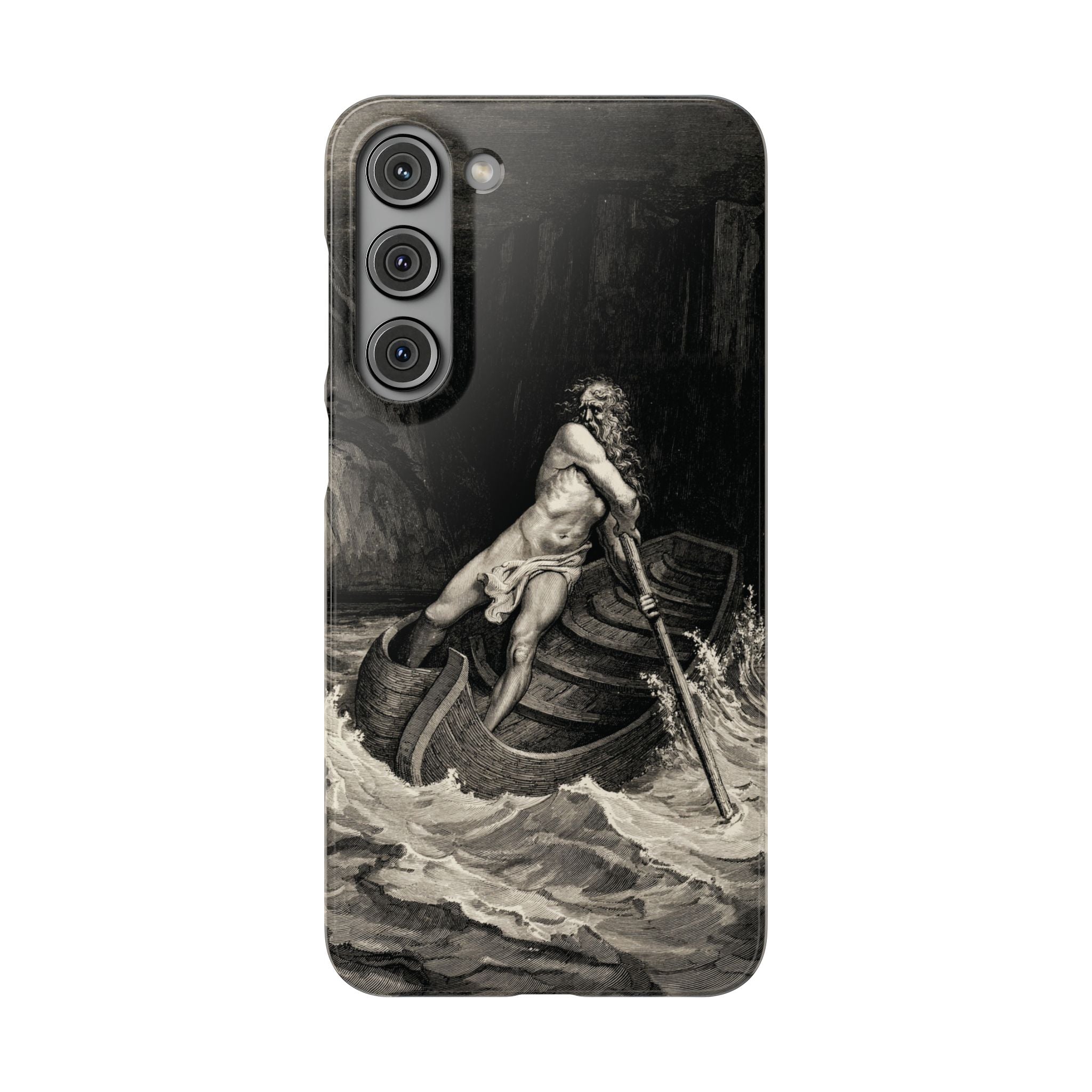Canto III – Charon by Gustave Doré - Samsung Slim Case