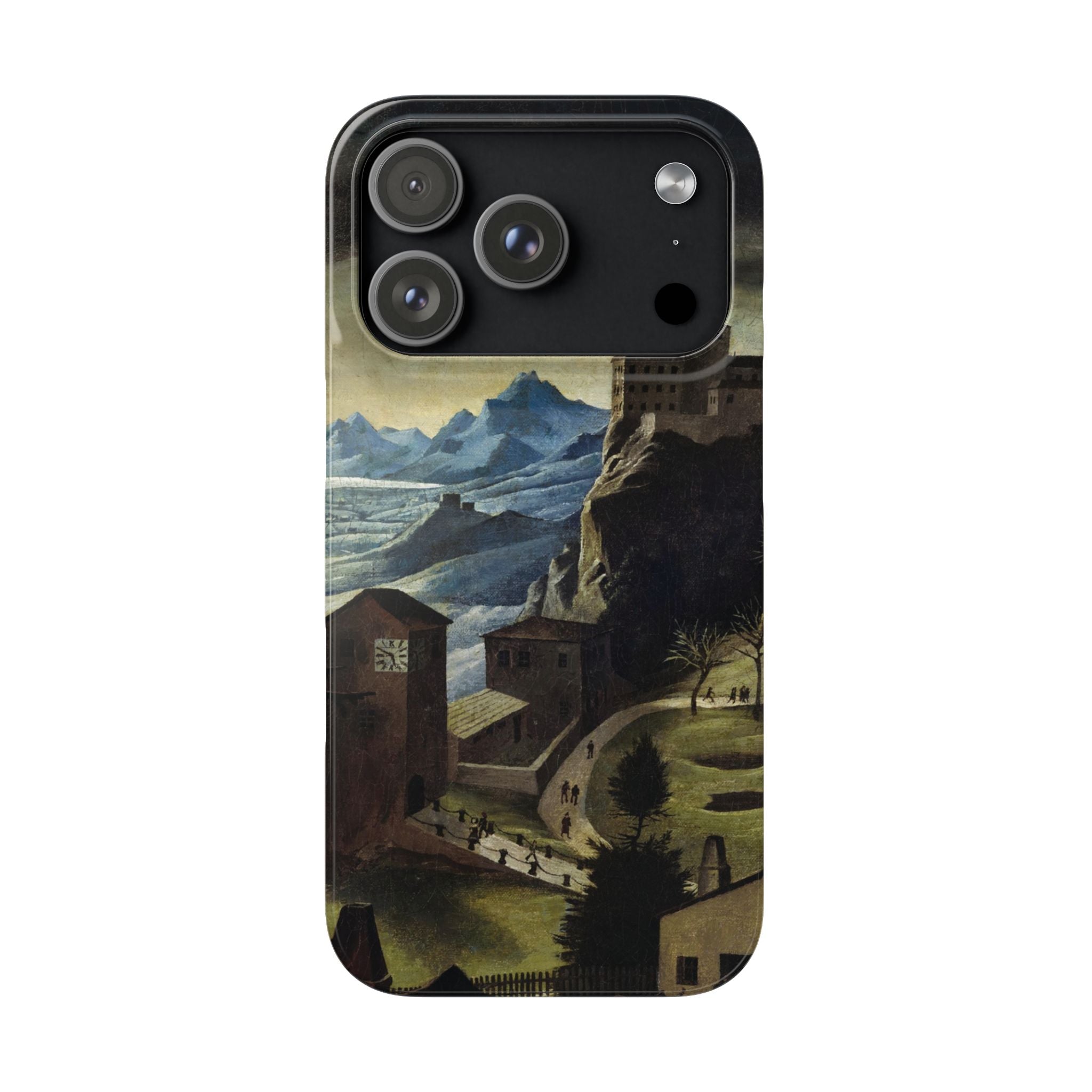 Landschaft mit Burg by Franz Sedlacek - iPhone Slim Case