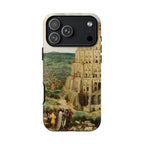 The Tower of Babel by Pieter Bruegel the Elder - iPhone Tough Case