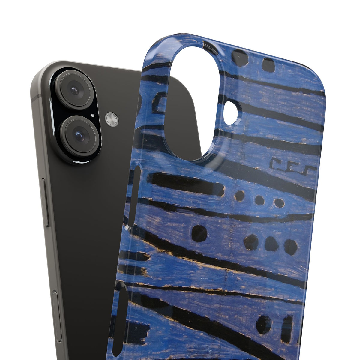 Heroic strokes of the bow by Paul Klee - iPhone Slim Case