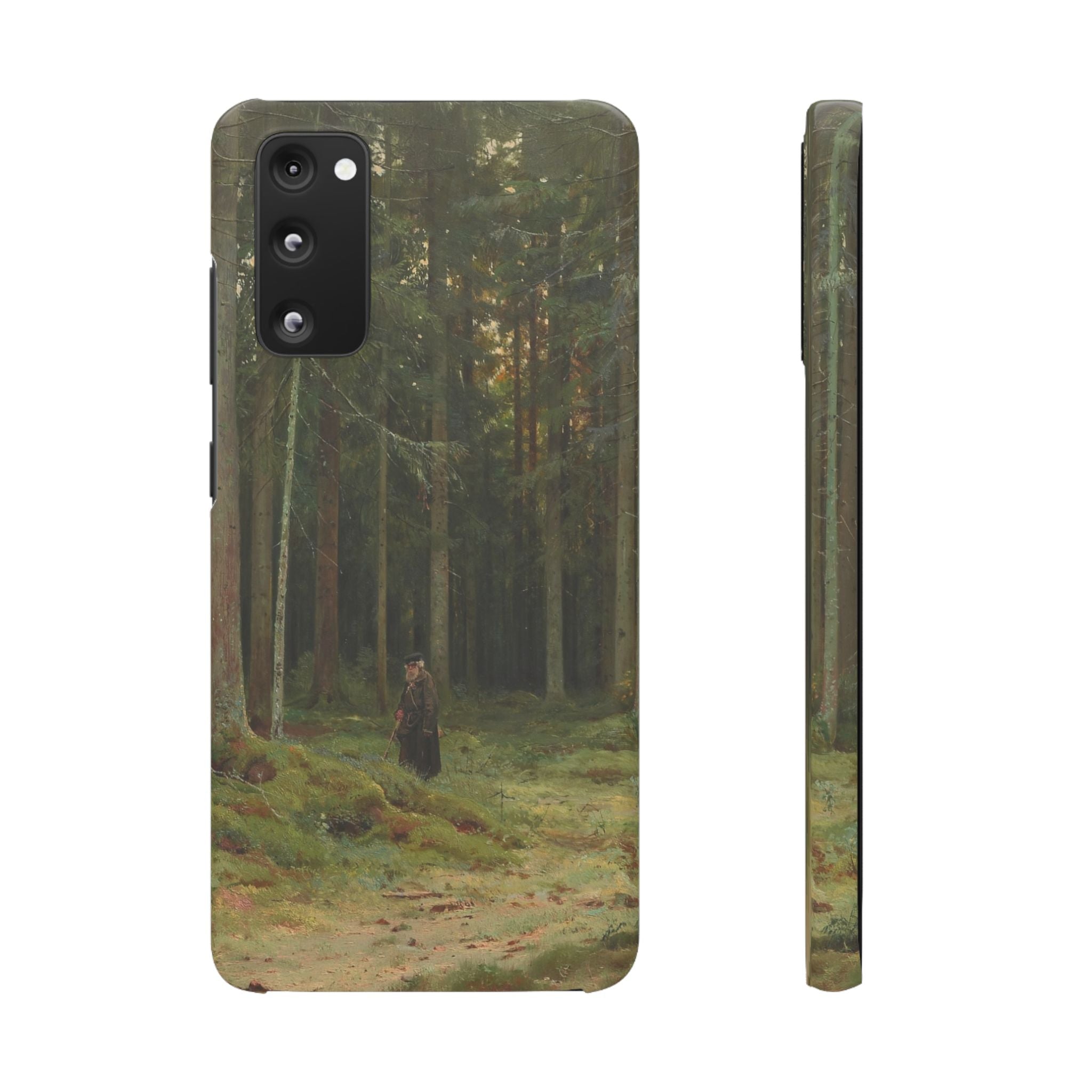 In the Forest of Countess Mordvinova Petergof by Ivan Ivanovich Shishkin - Samsung Slim Case