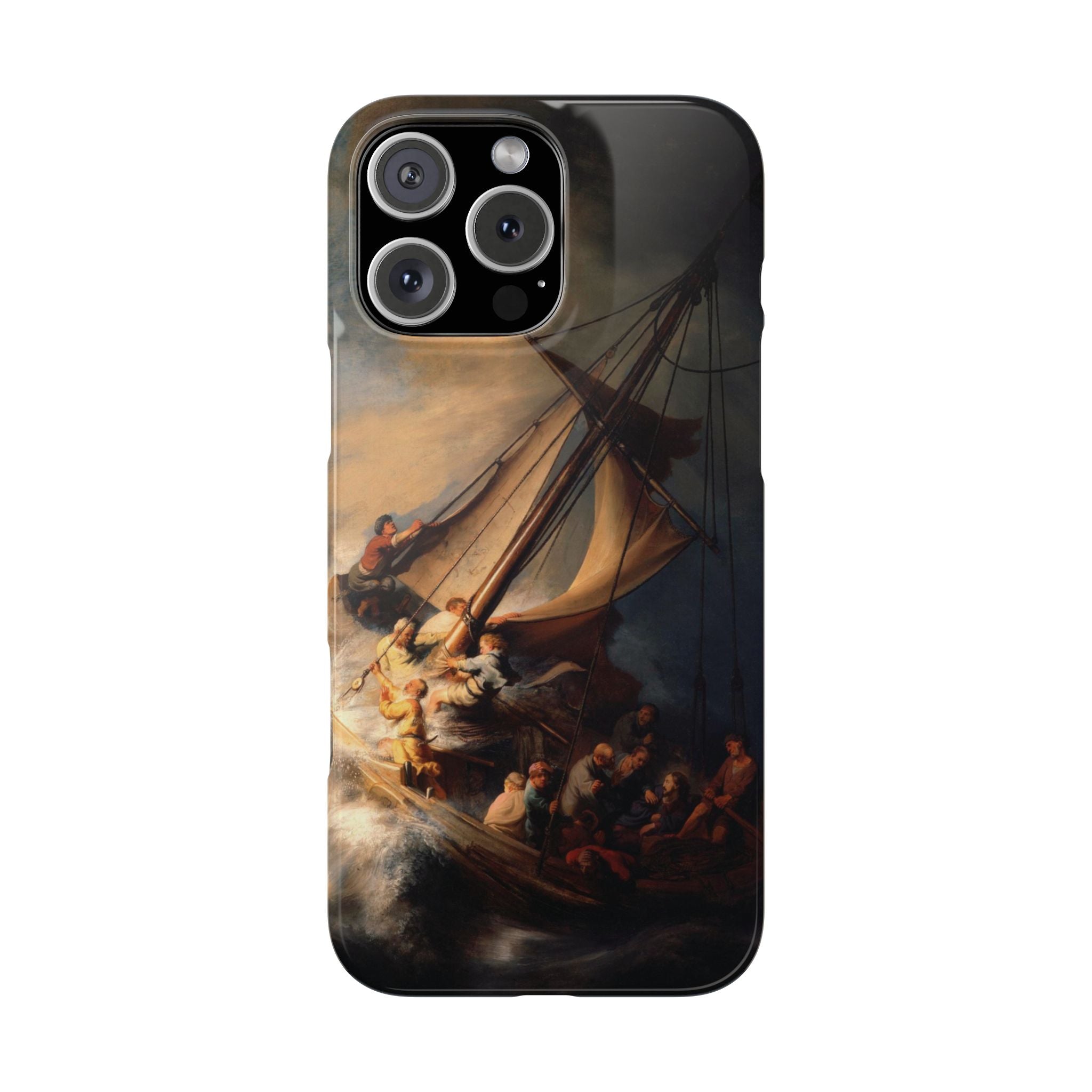 The Storm on the Sea of Galilee by Rembrandt - iPhone Slim Case